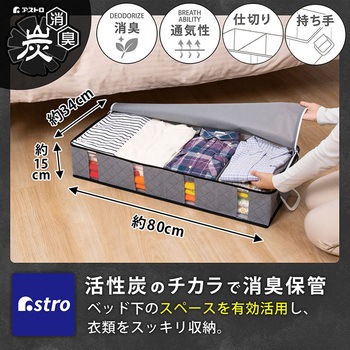 活性炭ベッド下保存ケース アストロ