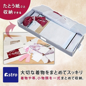 着物保管ケース シンプルグレイ アストロ