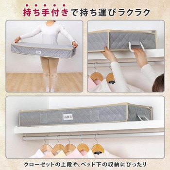 着物保管ケース シンプルグレイ アストロ