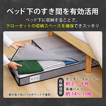 活性炭ベッド下収納ケース スリム アストロ
