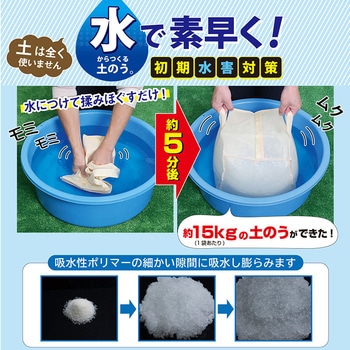持ち手付き 吸水土のう袋1袋 アストロ