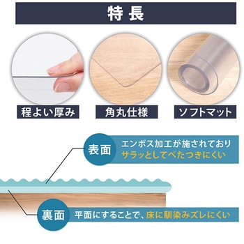 冷蔵庫 キズ防止マット 65×70cm アストロ