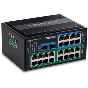 26ポート 強化型産業用ギガビット PoE+スイッチ TRENDnet
