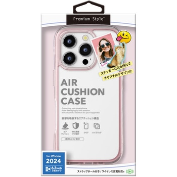 iPhone 16 Pro用 エアクッションケース [サクラ] PGA