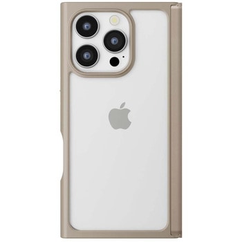 iPhone 16 Pro用 クリアフリップケース [ベージュ] PGA