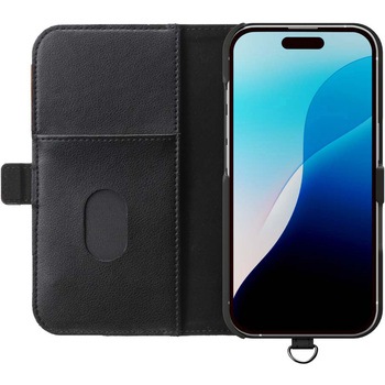 iPhone 16 Pro用 フリップカバー [フェルト/ブラック] PGA