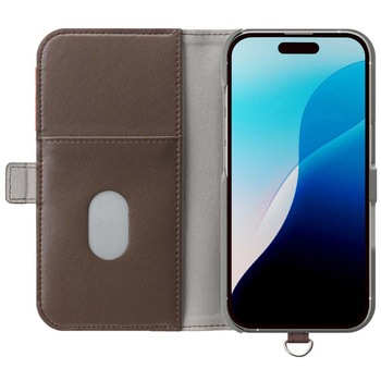 iPhone 16 Pro用 フリップカバー [フェルト/グレー] PGA