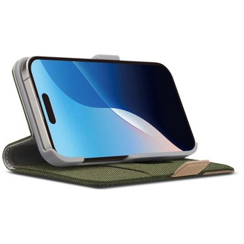 iPhone 16 Pro用 フリップカバー [キャンバス/カーキ] PGA