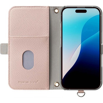 iPhone 16 Pro用 ダブルフリップカバー [ピンク] PGA