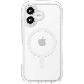 iPhone 16用 MagSafe対応 エアクッションケース [スノー] PGA