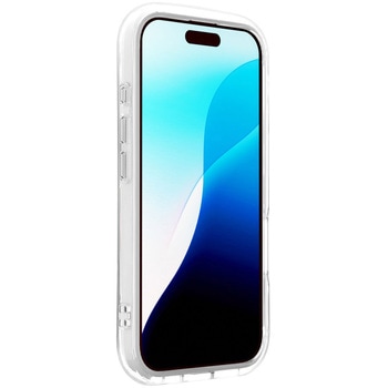 iPhone 16用 MagSafe対応 エアクッションケース [スノー] PGA