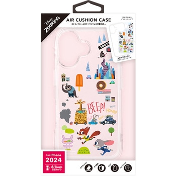iPhone 16用 エアクッションケース [ズートピア] PGA