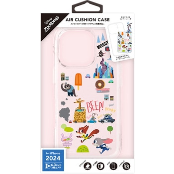 iPhone 16 Pro用 エアクッションケース [ズートピア] PGA