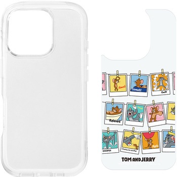 iPhone 16 Pro用 エアクッションケース [トムとジェリーA] PGA