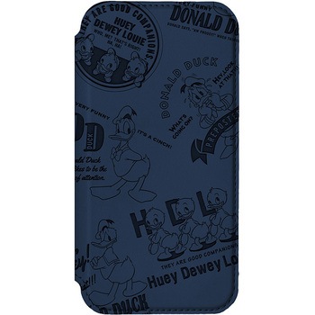 iPhone 16 Pro用 ガラスフリップケース [ドナルドダック] PGA