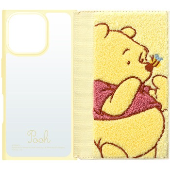 iPhone 16 Pro用 クリアフリップケース [くまのプーさん] PGA