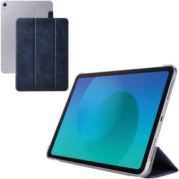 iPad Air ケース 11インチ (M3/M2) 10.9インチ 第5/第4世代 フラップ 2アングル スタンド 軽量 エレコム