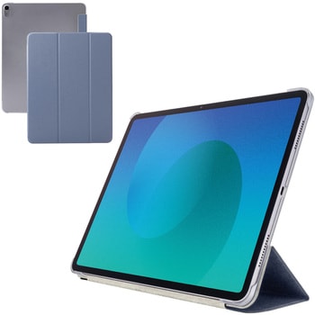 iPad Air ケース 13インチ (M3/M2) フラップ 2アングル スタンド オートスリープ機能 軽量 薄型 エレコム