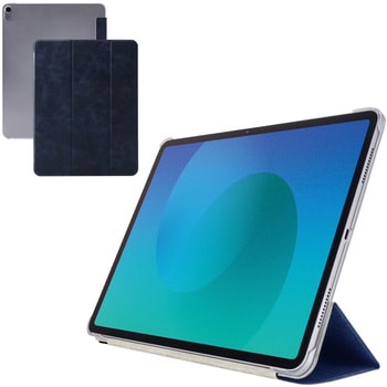 iPad Air ケース 13インチ (M3/M2) フラップ 2アングル スタンド オートスリープ機能 軽量 薄型 エレコム