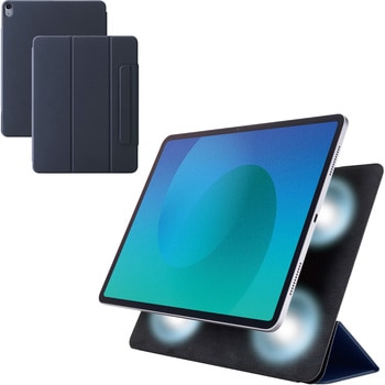 TB-A25XWVPF2NV iPad Air ケース 13インチ (M3/M2) マグネット着脱フラップ 2アングル 三つ折りスタンド オートスリープ エレコム 59328215