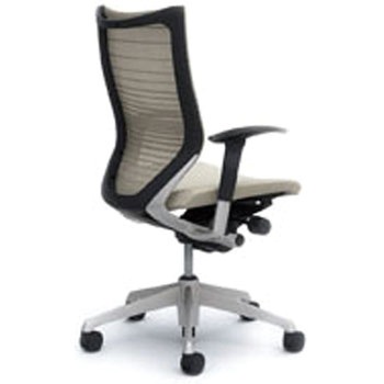 オフィスシーティング バロン 可動肘 ハイバック  背グラデーションサポートメッシュ オカムラ(岡村製作所)