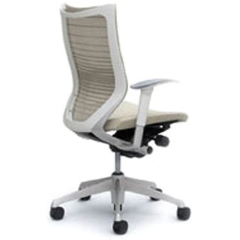 オフィスシーティング バロン 可動肘 ハイバック  背グラデーションサポートメッシュ オカムラ(岡村製作所)