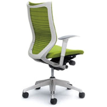 オフィスシーティング バロン 可動肘 ハイバック  背グラデーションサポートメッシュ オカムラ(岡村製作所)