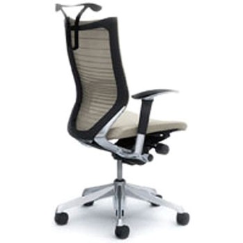 オフィスシーティング バロン 可動肘 ハイバック  背グラデーションサポートメッシュ オカムラ(岡村製作所)