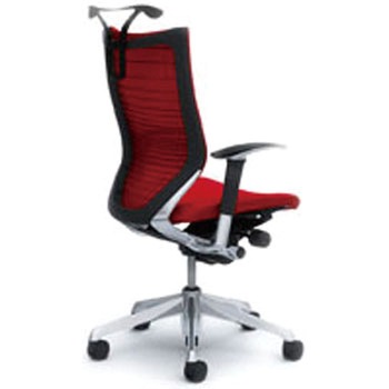 オフィスシーティング バロン 可動肘 ハイバック  背グラデーションサポートメッシュ オカムラ(岡村製作所)