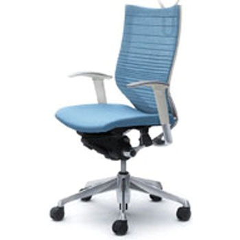 オフィスシーティング バロン 可動肘 ハイバック  背グラデーションサポートメッシュ オカムラ(岡村製作所)