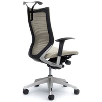 オフィスシーティング バロン 可動肘 ハイバック  背グラデーションサポートメッシュ オカムラ(岡村製作所)