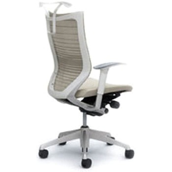 オフィスシーティング バロン 可動肘 ハイバック  背グラデーションサポートメッシュ オカムラ(岡村製作所)