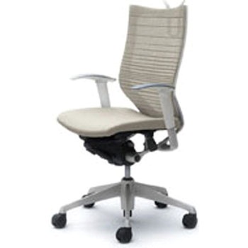 オフィスシーティング バロン 可動肘 ハイバック  背グラデーションサポートメッシュ オカムラ(岡村製作所)