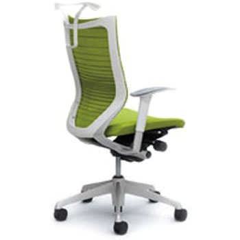 オフィスシーティング バロン 可動肘 ハイバック  背グラデーションサポートメッシュ オカムラ(岡村製作所)