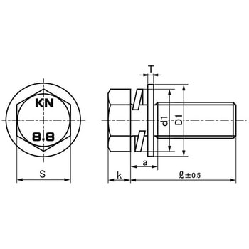 ステンメッキ 8.8 トリーマP=3 大阪魂