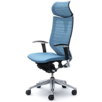 オフィスシーティング バロン 可動肘 EXハイバック 可動ヘッドレスト 背グラデーションサポートメッシュ オカムラ(岡村製作所)