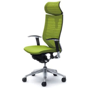 オフィスシーティング バロン 可動肘 EXハイバック 可動ヘッドレスト 背グラデーションサポートメッシュ オカムラ(岡村製作所)