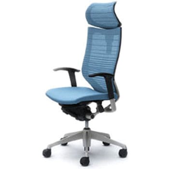 オフィスシーティング バロン 可動肘 EXハイバック 可動ヘッドレスト 背グラデーションサポートメッシュ オカムラ(岡村製作所)