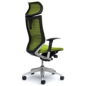 オフィスシーティング バロン 可動肘 EXハイバック 可動ヘッドレスト 背グラデーションサポートメッシュ オカムラ(岡村製作所)