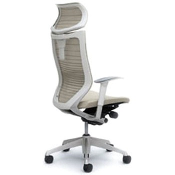 オフィスシーティング バロン 可動肘 EXハイバック 可動ヘッドレスト 背グラデーションサポートメッシュ オカムラ(岡村製作所)