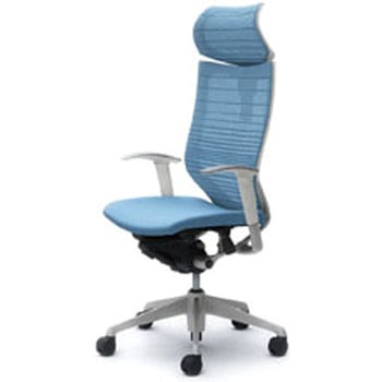 オフィスシーティング バロン 可動肘 EXハイバック 可動ヘッドレスト 背グラデーションサポートメッシュ オカムラ(岡村製作所)