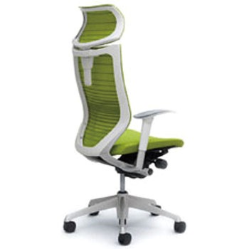 オフィスシーティング バロン 可動肘 EXハイバック 可動ヘッドレスト 背グラデーションサポートメッシュ オカムラ(岡村製作所)