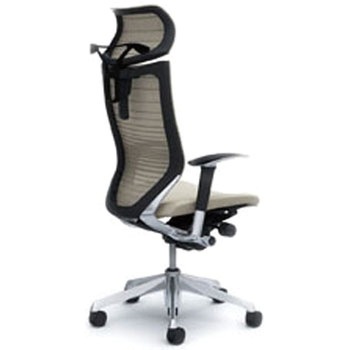 オフィスシーティング バロン 可動肘 EXハイバック 可動ヘッドレスト 背グラデーションサポートメッシュ オカムラ(岡村製作所)