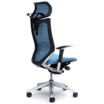 オフィスシーティング バロン 可動肘 EXハイバック 可動ヘッドレスト 背グラデーションサポートメッシュ オカムラ(岡村製作所)