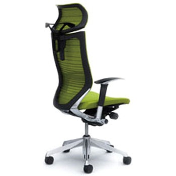 オフィスシーティング バロン 可動肘 EXハイバック 可動ヘッドレスト 背グラデーションサポートメッシュ オカムラ(岡村製作所)