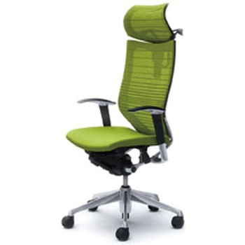 オフィスシーティング バロン 可動肘 EXハイバック 可動ヘッドレスト 背グラデーションサポートメッシュ オカムラ(岡村製作所)