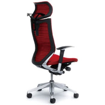 オフィスシーティング バロン 可動肘 EXハイバック 可動ヘッドレスト 背グラデーションサポートメッシュ オカムラ(岡村製作所)