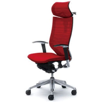 オフィスシーティング バロン 可動肘 EXハイバック 可動ヘッドレスト 背グラデーションサポートメッシュ オカムラ(岡村製作所)