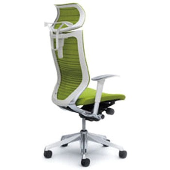 オフィスシーティング バロン 可動肘 EXハイバック 可動ヘッドレスト 背グラデーションサポートメッシュ オカムラ(岡村製作所)