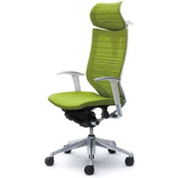 オフィスシーティング バロン 可動肘 EXハイバック 可動ヘッドレスト 背グラデーションサポートメッシュ オカムラ(岡村製作所)